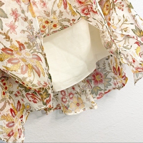 BAILEY 44 TALK TO ME Floral Print Silk Blouse - Picture 7 of 8